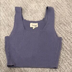 Wilfred Purple Ribbed Women's Top